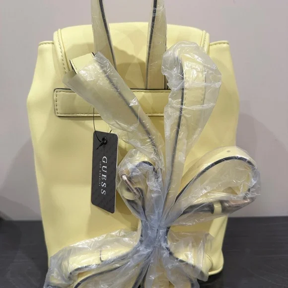 GUESS Light Yellow Backpack - Picture 3 of 3